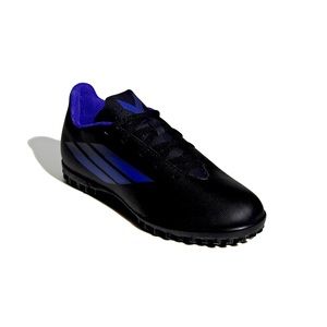 adidas X Speedflow.4 Turf Soccer Shoes Youth Version Black/Blue youth 2.5